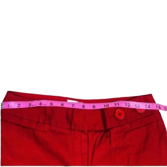 Nine & Co. Red Textured Bootcut Pants - Size 6 - Picture 7 of 11